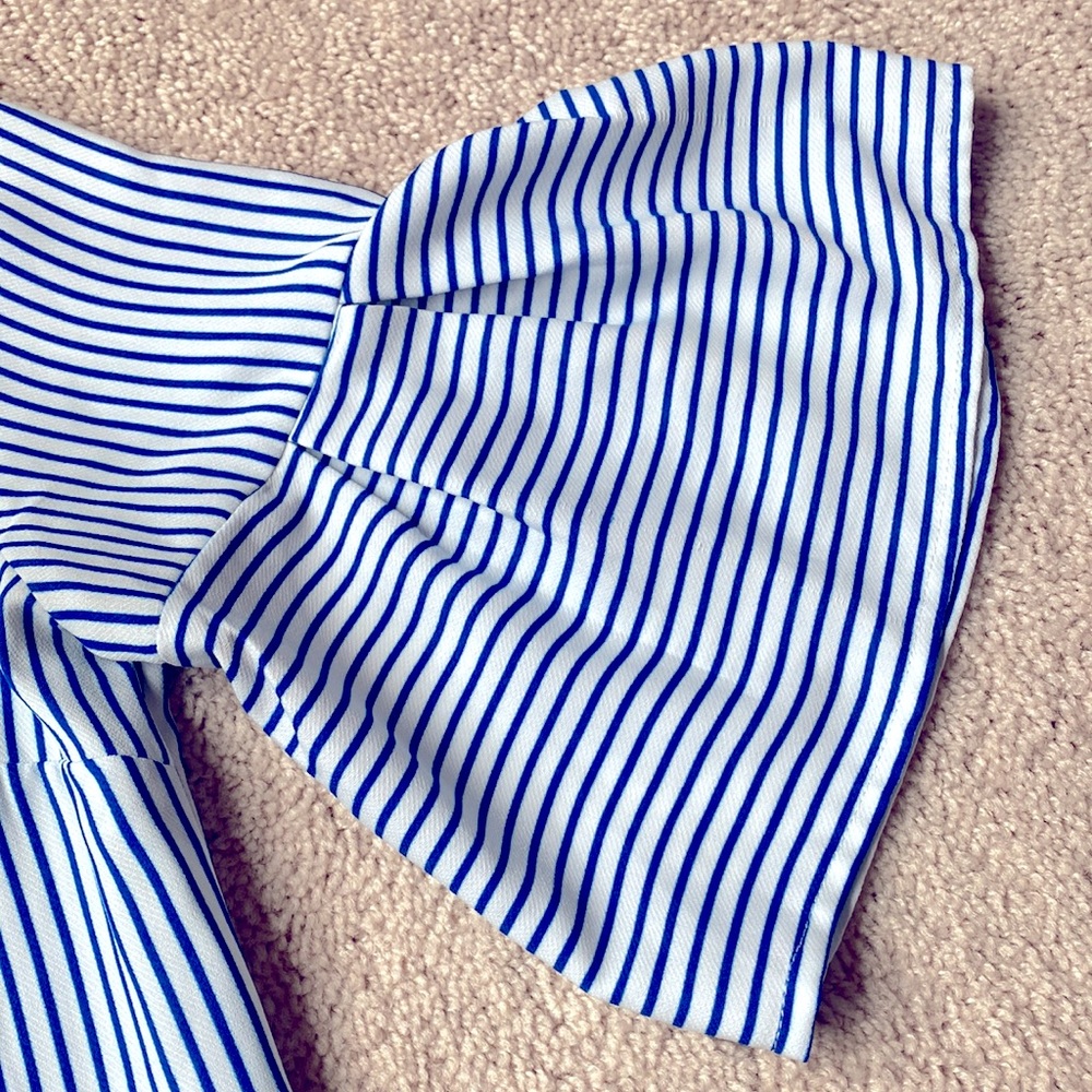 Skies Are Blue Striped Blouse - Picture 3 of 5